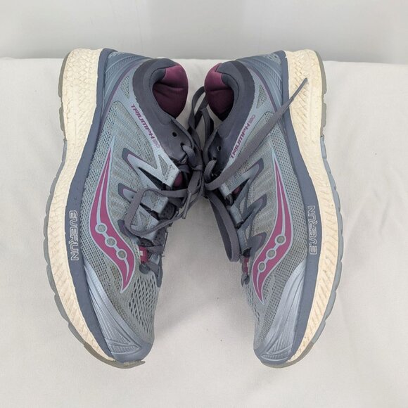 Saucony Triumph ISO 3 Sneakers Women Size 8.5 Running Everun Mesh Performance - Picture 6 of 11